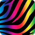 彩虹斑马纹