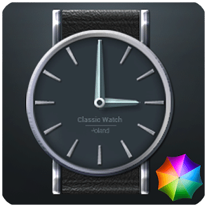 Classic elegant clock widget