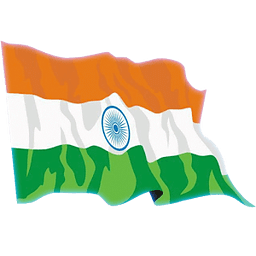 Waving India Flag Widget