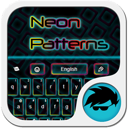 Neon Patterns Keyboard