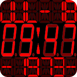 Red Digits Sony Smartwat...