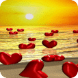 Sea Hearts Live Wallpaper