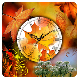 Autumn Leaf Clock