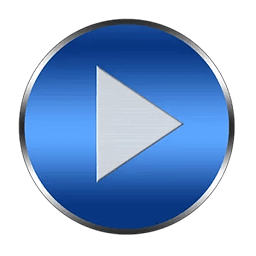 Poweramp Skin Blue Metal
