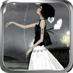 雨中女孩主题动态壁纸