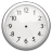 Chrome Clock Widget Large 4x3