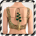 Fancy Saree Blouse Photo Suit