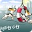 The dog jumps