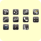 CUKI Theme Black Luxury Icon