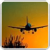 飞机剪影动态锁屏