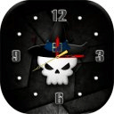 Funny Skull Clock