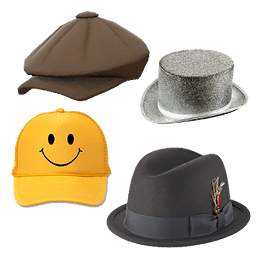 Boy Hats Stickers