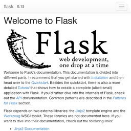 python flask doc