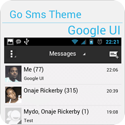 GoogleUI ICS免费GO短信主题