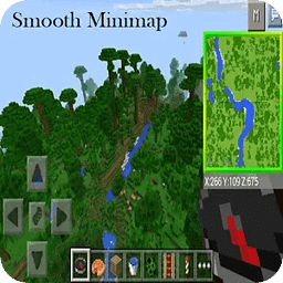 Smooth Minimap MCPE Mod