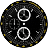 Tachymetre Clock Widget 2x2