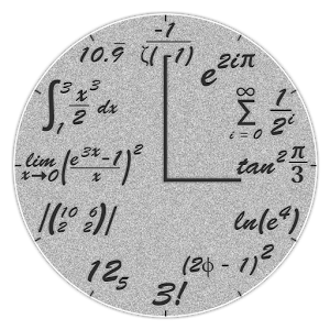 Math Clock Widget