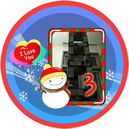 Christmas Frame Widget Third