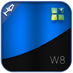 w8 Next launcher Theme