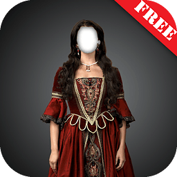 medival women dress mont...