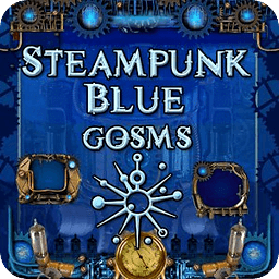 Blue Steampunk GoSMS Pro Theme