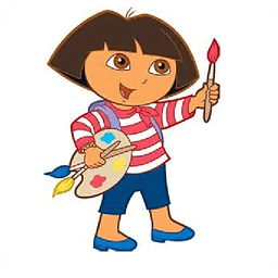 Pinta_con_Dora