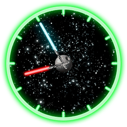 LightSaber Analog Clock