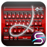 SlideIT Keyboard Red Ruby Skin