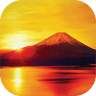 Fuji sunset wallpaper