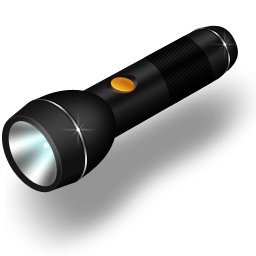 LED Torch Transparent