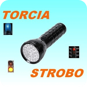 torcia flashlight strobe