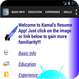 KamB Resume App Android