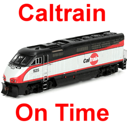 Caltrain on time 时刻表