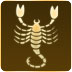 Scorpio Zodiac Gold WP