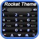 RocketDial Neon Black Theme