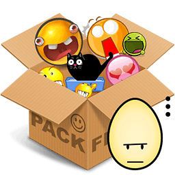 Emoticons pack, Egg color