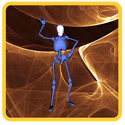 Dancing Skeleton 3D LWP