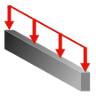 SS Beam Dist Load