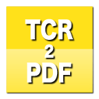 TCR to PDF Converter