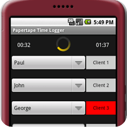 Papertape Time Logger