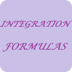 Maths Integration Formulas