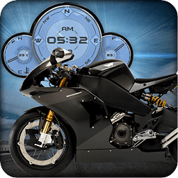 Buell Motorbike Compass Widget