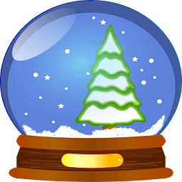 Christmas Stickers Doodle Text