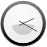 24h Analog Clock Widget