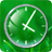 Glass Clock Widget 2x2