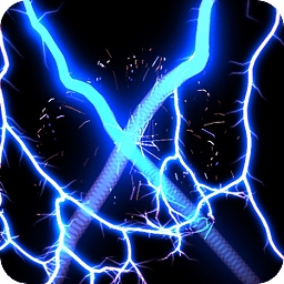 Electric X Blue Live Wallpaper