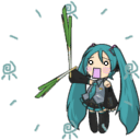 初音未来桌面甩葱时钟插件