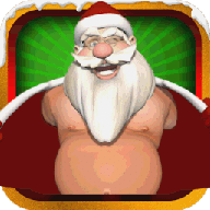 Santa Streaker Christmas Game