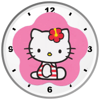 Hello Kitty Sweet Analog Clock