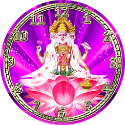 God Brahma Clock LWP